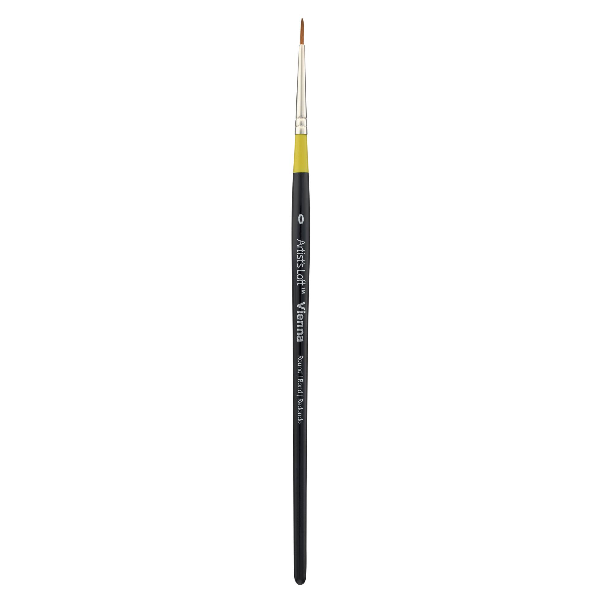 Golden Taklon Short Handle Round Brush by Artist's Loft™ Vienna
